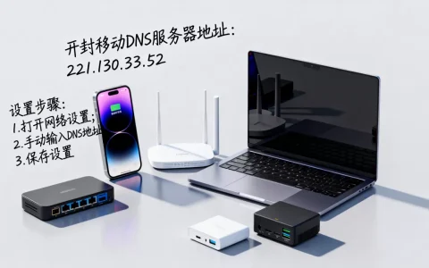 开封移动dns服务器地址是多少，怎么设置？