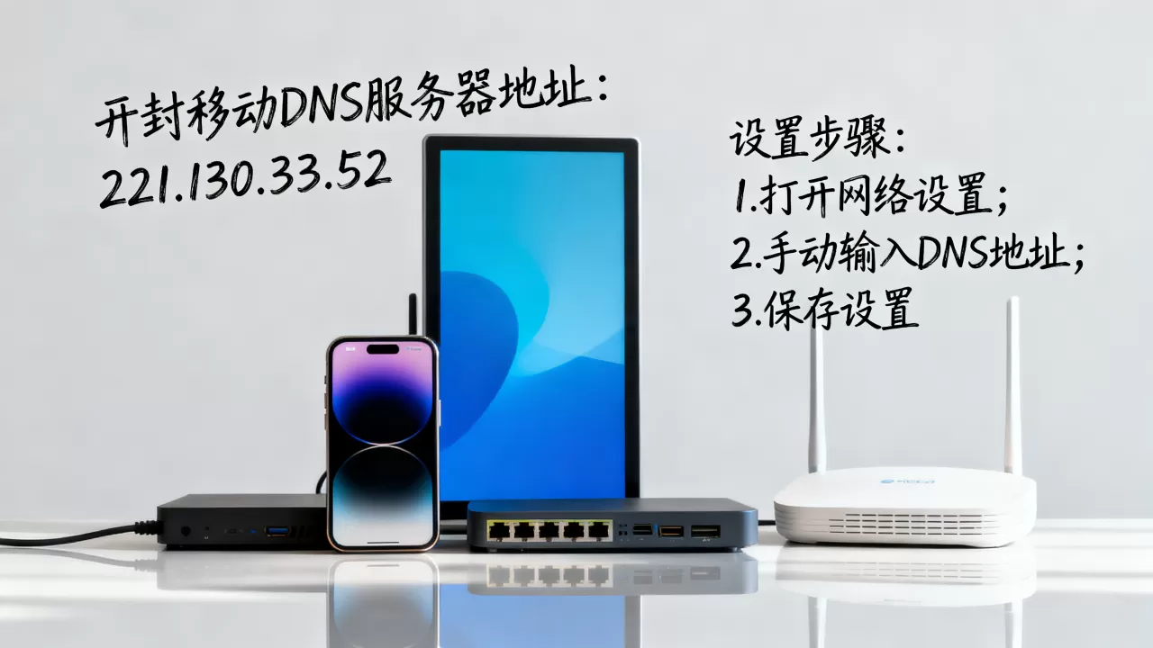 开封移动dns服务器地址是多少,怎么设置? 开封移动dns服务器地址是多少,怎么设置?