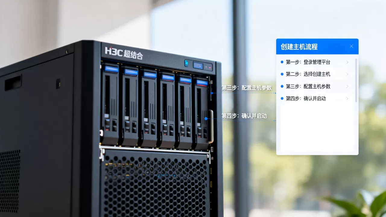 h3c超融合服务器如何创建主机,有哪些操作步骤? h3c超融合服务器如何创建主机,有哪些操作步骤?