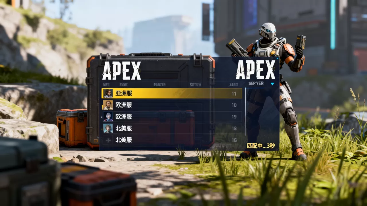 APEX猎杀局有哪些服务器?,哪个服匹配最快 APEX猎杀局有哪些服务器?,哪个服匹配最快