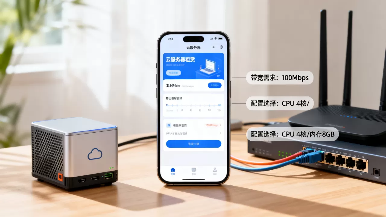 手机APP租云服务器需要多少带宽,怎么选配置? 手机APP租云服务器需要多少带宽,怎么选配置?