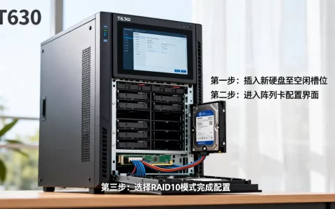 T630服务器怎么加RAID10硬盘，RAID10阵列配置步骤是什么？