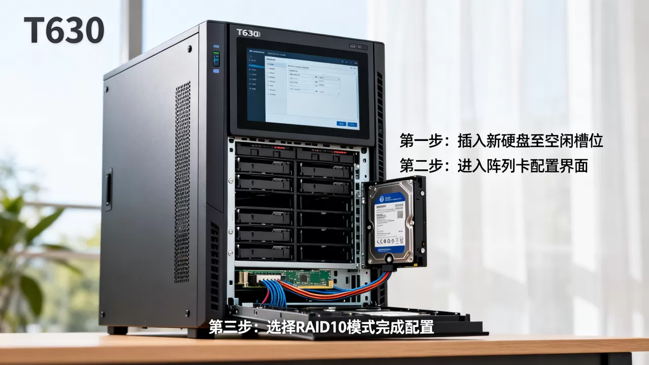 T630服务器怎么加RAID10硬盘,RAID10阵列配置步骤是什么? T630服务器怎么加RAID10硬盘,RAID10阵列配置步骤是什么?