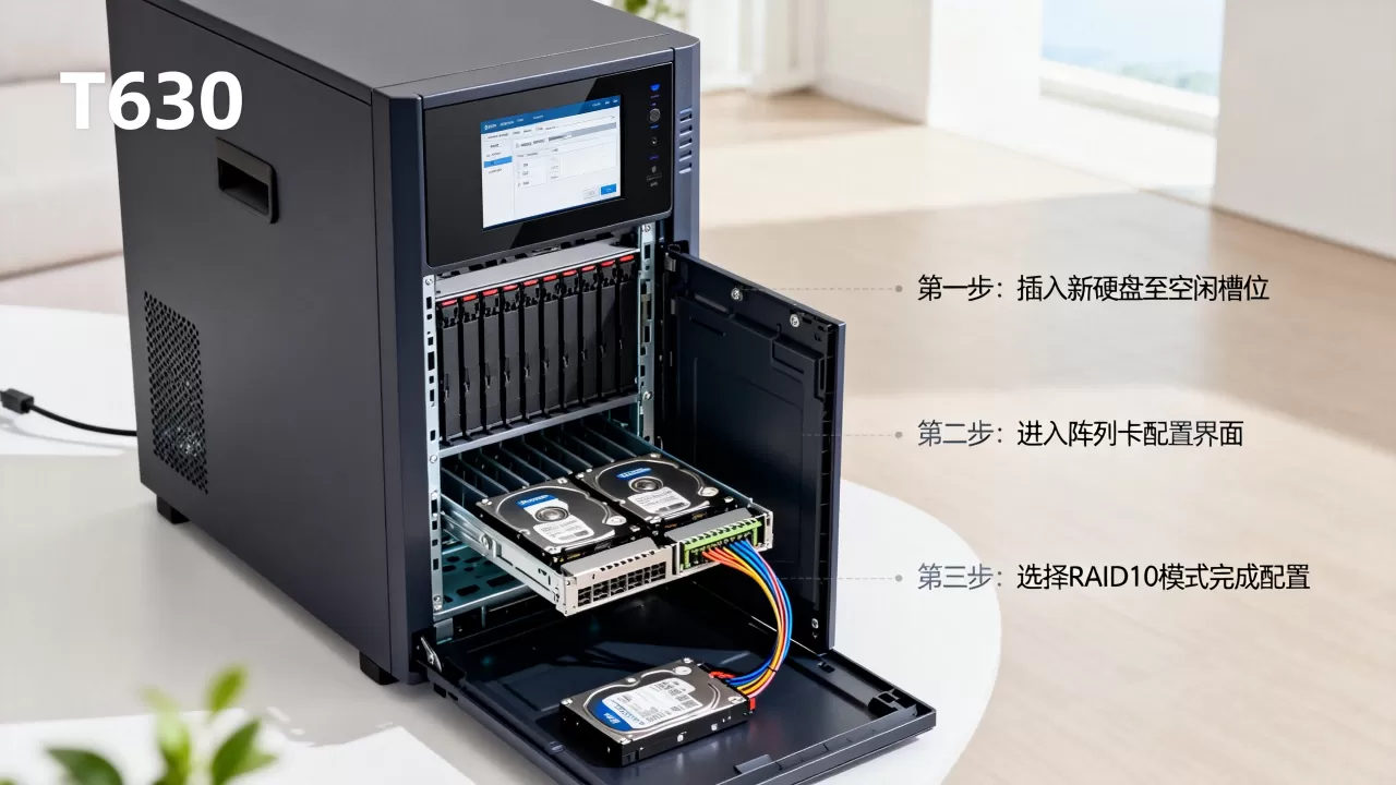T630服务器怎么加RAID10硬盘,RAID10阵列配置步骤是什么? T630服务器怎么加RAID10硬盘,RAID10阵列配置步骤是什么?