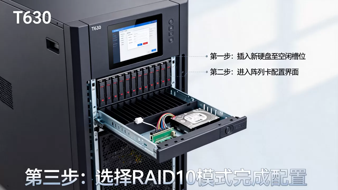 T630服务器怎么加RAID10硬盘,RAID10阵列配置步骤是什么? T630服务器怎么加RAID10硬盘,RAID10阵列配置步骤是什么?