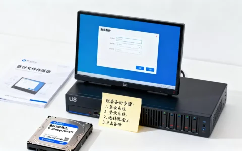 u8服务器账套备份怎么操作？备份文件在哪
