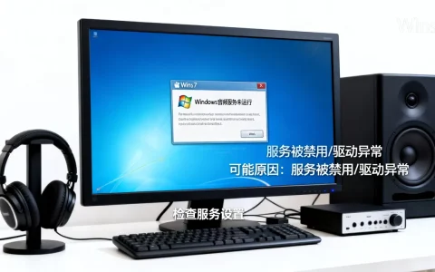 Win7音频服务器未运行怎么解决，什么原因导致的
