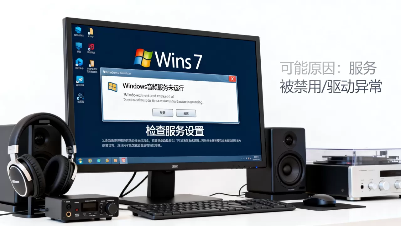Win7音频服务器未运行怎么解决,什么原因导致的 Win7音频服务器未运行怎么解决,什么原因导致的
