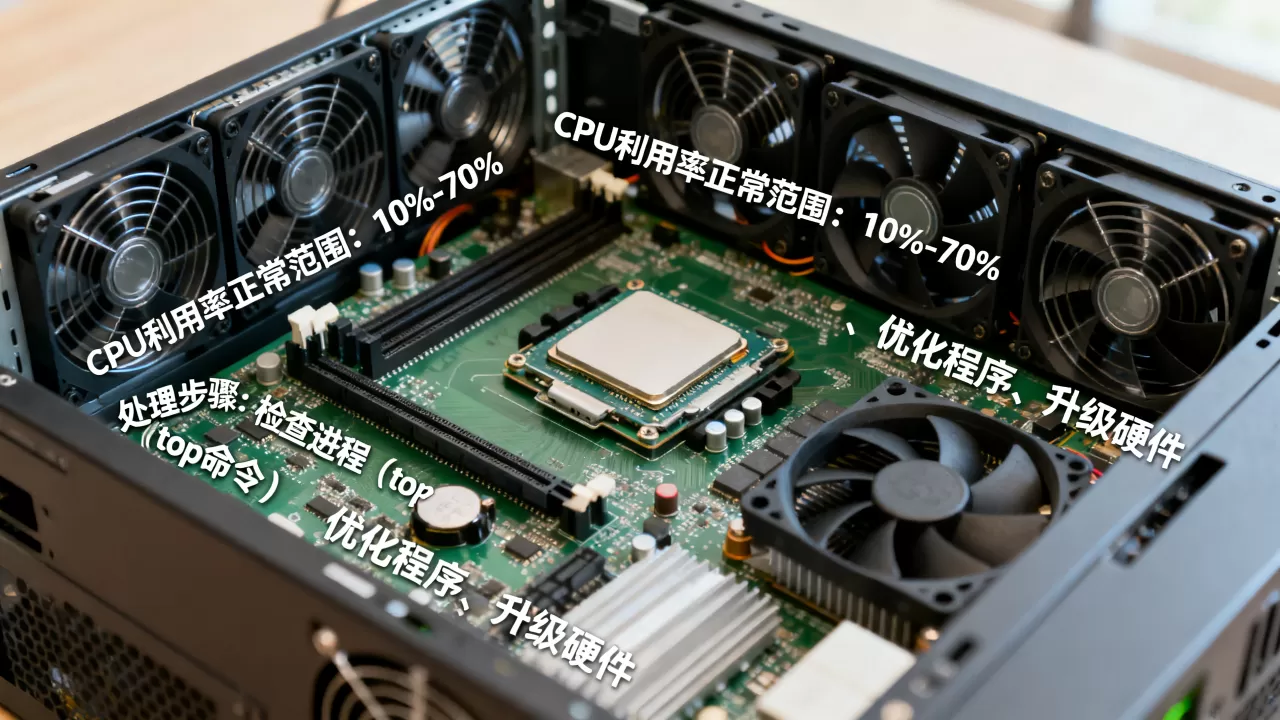 服务器CPU利用率多少算正常?,CPU占用率高如何处理 服务器CPU利用率多少算正常?,CPU占用率高如何处理