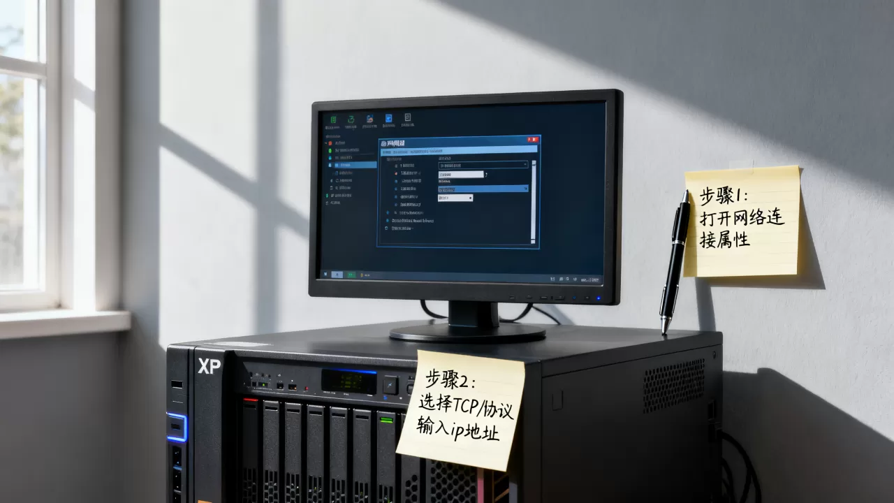 xp服务器ip地址怎么设置,在哪里设置呢 xp服务器ip地址怎么设置,在哪里设置呢