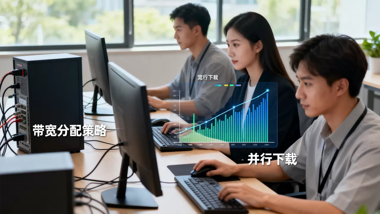 多团队并行下载素材时带宽如何分配,有哪些技巧? 多团队并行下载素材时带宽如何分配,有哪些技巧?