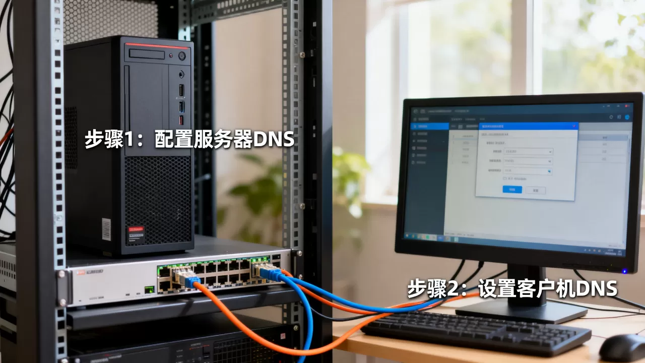 网吧服务器搭建dns怎么连接客户机,配置步骤是什么? 网吧服务器搭建dns怎么连接客户机,配置步骤是什么?
