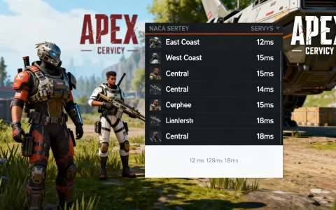 Apex英雄北美服务器有哪些？，延迟最低的是哪个？