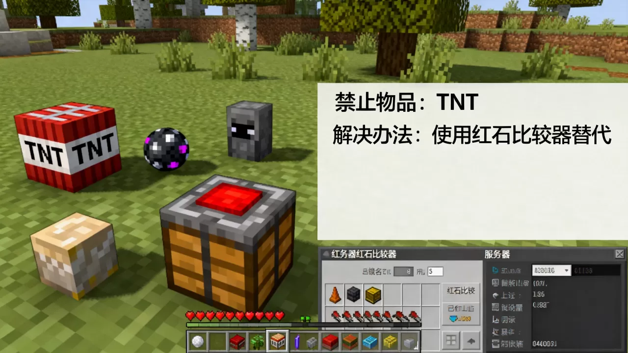 我的世界服务器禁止物品怎么用?,有什么解决办法 我的世界服务器禁止物品怎么用?,有什么解决办法