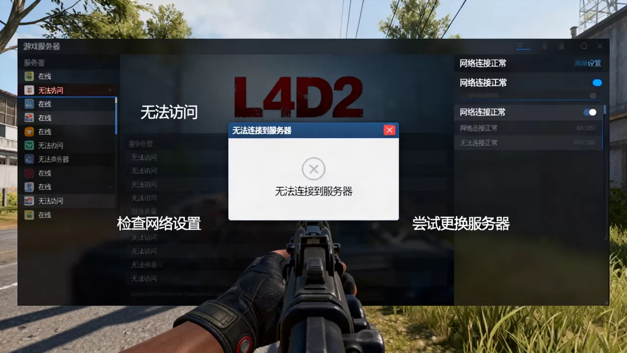 L4D2怎么才能玩到正常服务器,求生之路2联机进不去怎么办? L4D2怎么才能玩到正常服务器,求生之路2联机进不去怎么办?