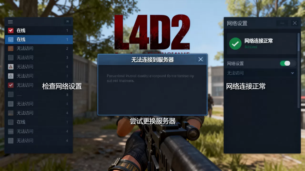 L4D2怎么才能玩到正常服务器,求生之路2联机进不去怎么办? L4D2怎么才能玩到正常服务器,求生之路2联机进不去怎么办?