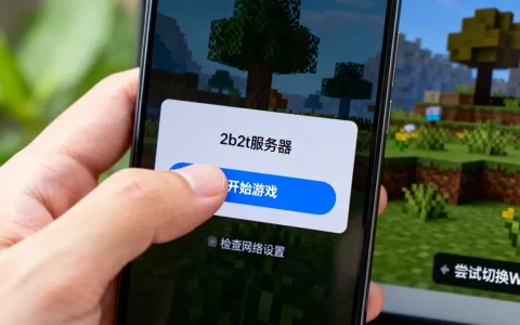 2b2t服务器手机版怎么才能打开，进不去怎么办？