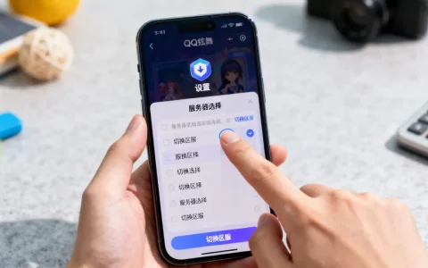 QQ炫舞手游版怎么更换服务器,怎么换区？