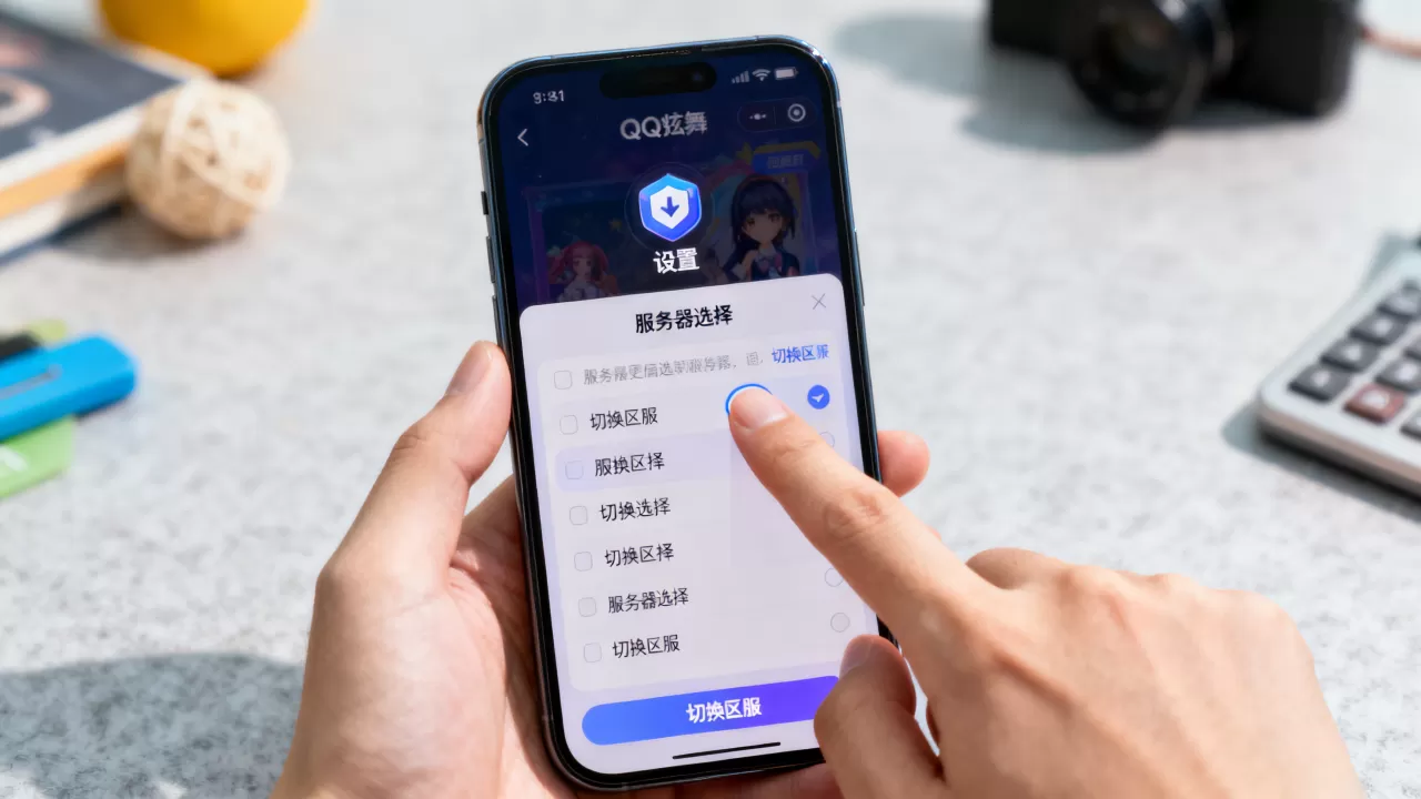 QQ炫舞手游版怎么更换服务器,怎么换区? QQ炫舞手游版怎么更换服务器,怎么换区?