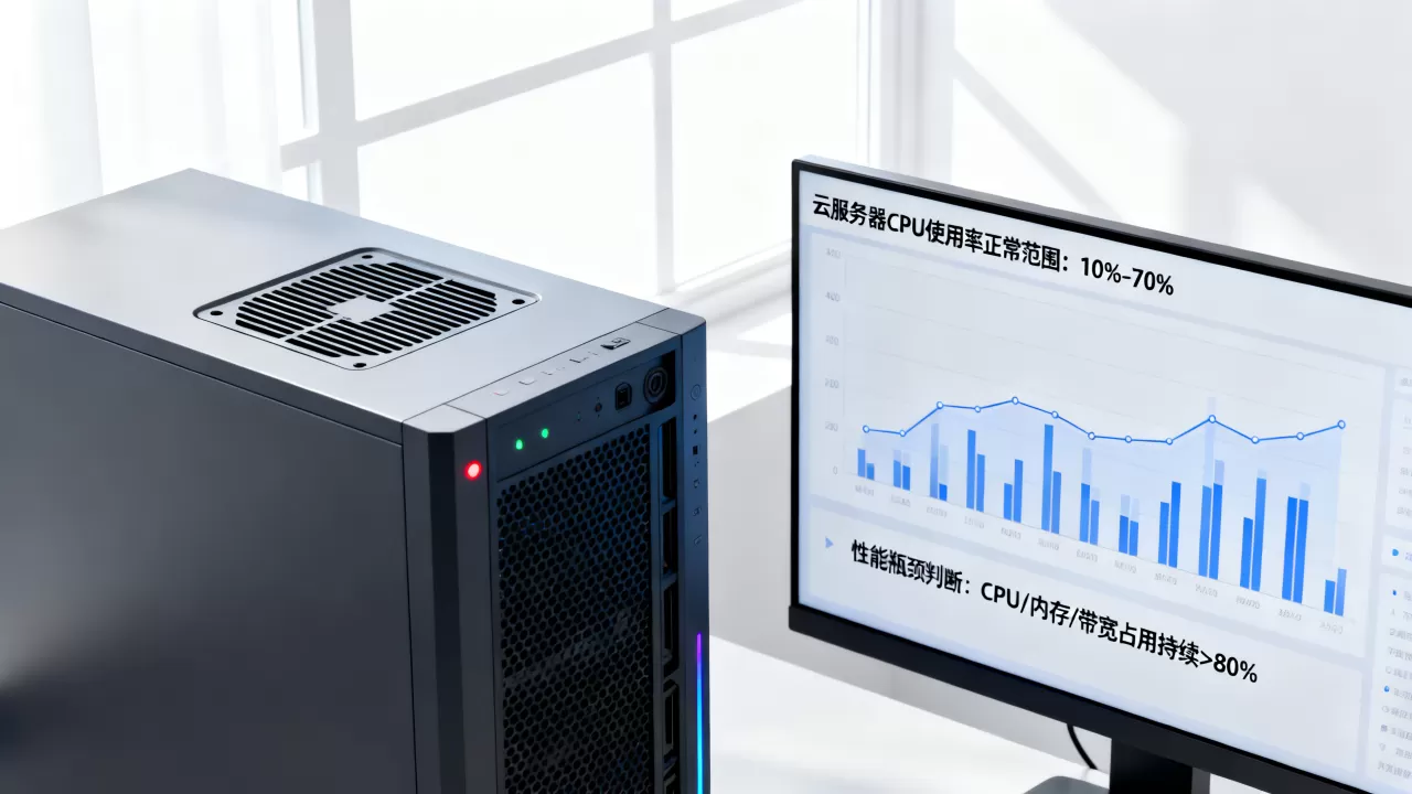 云服务器CPU使用率多少算正常?,服务器性能瓶颈怎么判断? 云服务器CPU使用率多少算正常?,服务器性能瓶颈怎么判断?