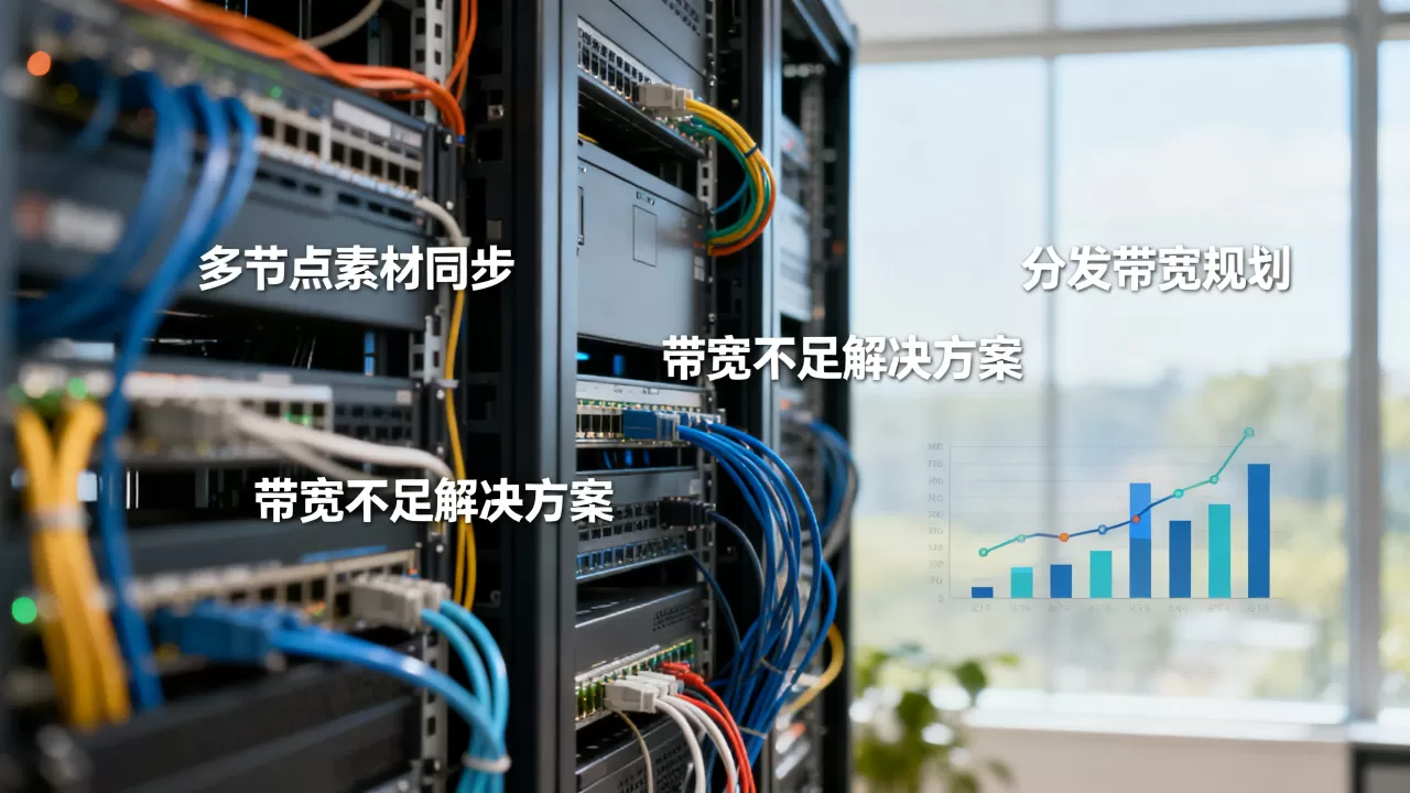 多节点素材同步的分发带宽怎么规划?,带宽不够用怎么办 多节点素材同步的分发带宽怎么规划?,带宽不够用怎么办