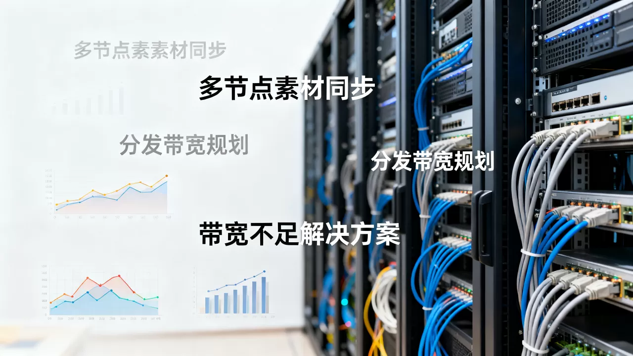 多节点素材同步的分发带宽怎么规划?,带宽不够用怎么办 多节点素材同步的分发带宽怎么规划?,带宽不够用怎么办