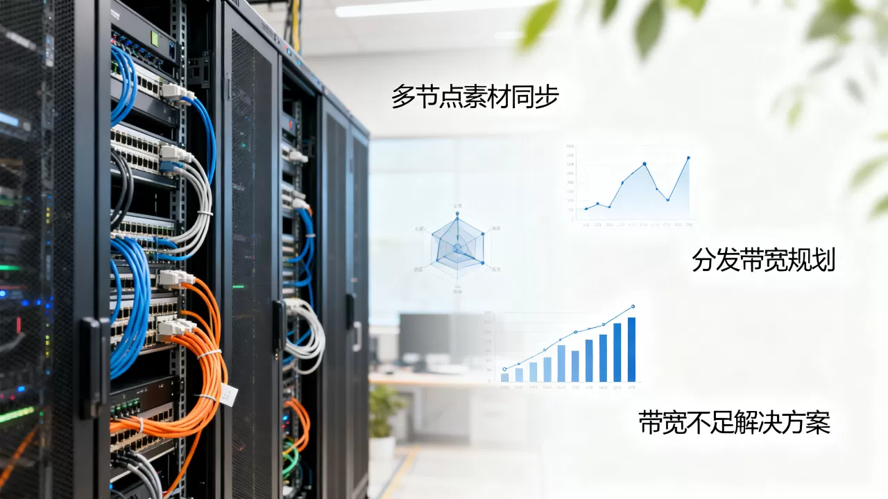 多节点素材同步的分发带宽怎么规划?,带宽不够用怎么办 多节点素材同步的分发带宽怎么规划?,带宽不够用怎么办