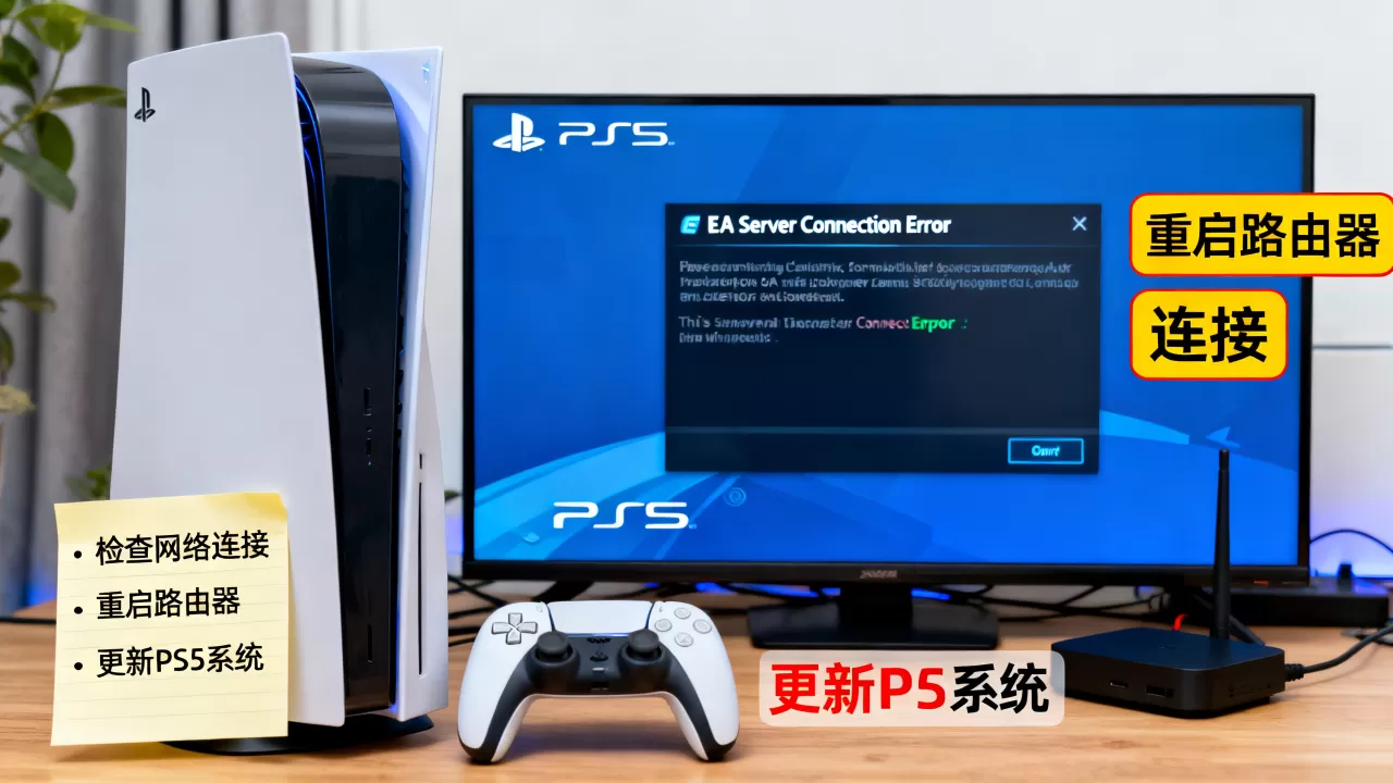 ps5为什么连不上ea服务器,错误代码怎么解决 ps5为什么连不上ea服务器,错误代码怎么解决