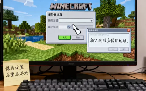 我的世界电脑版怎么改服务器IP，服务器IP怎么设置？