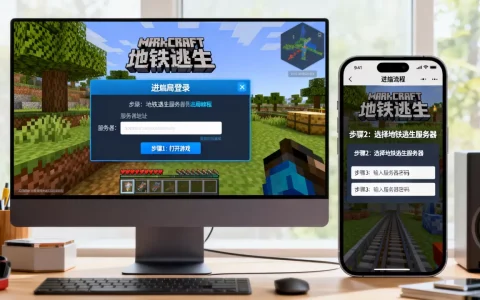 我的世界地铁逃生服务器是多少，怎么进服最全教程？