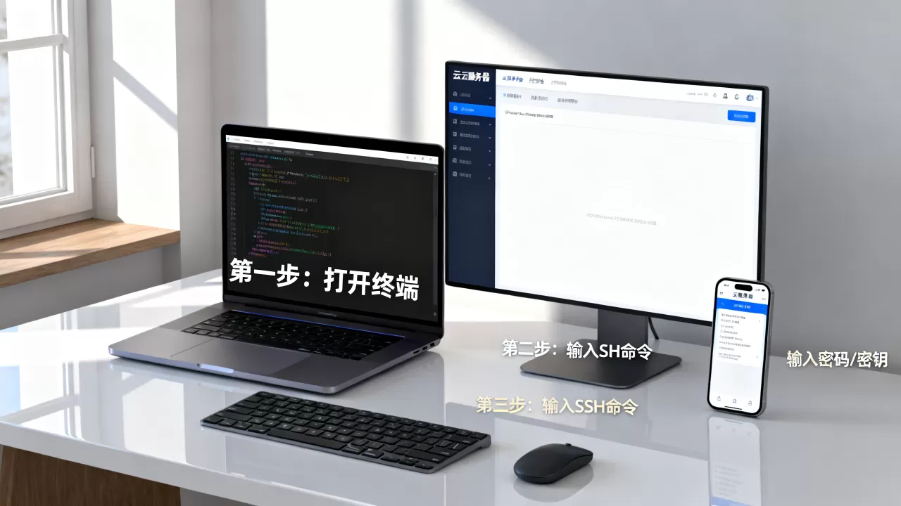 如何通过SSH连接云服务器,具体操作步骤有哪些 如何通过SSH连接云服务器,具体操作步骤有哪些