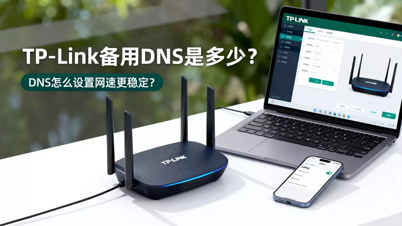 TP-Link备用DNS是多少?,DNS怎么设置网速更稳定? TP-Link备用DNS是多少?,DNS怎么设置网速更稳定?