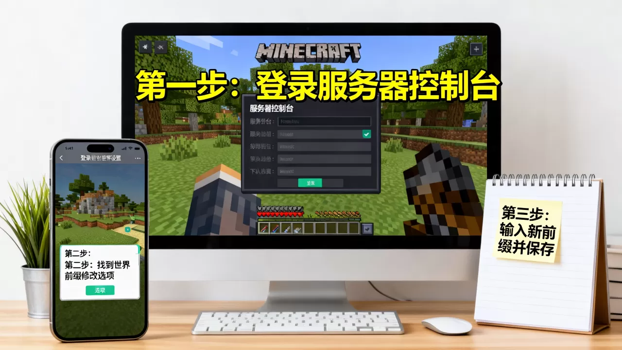 我的世界服务器OP怎么修改世界前缀,有哪些步骤? 我的世界服务器OP怎么修改世界前缀,有哪些步骤?