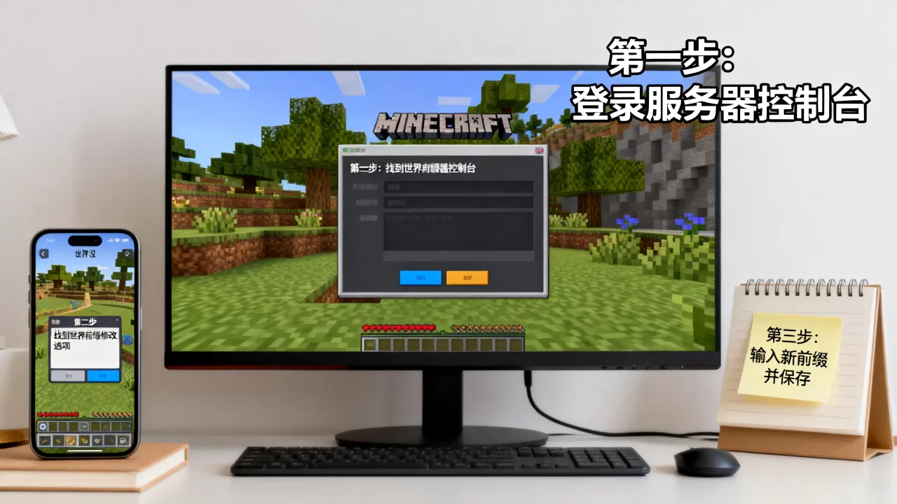我的世界服务器OP怎么修改世界前缀,有哪些步骤? 我的世界服务器OP怎么修改世界前缀,有哪些步骤?