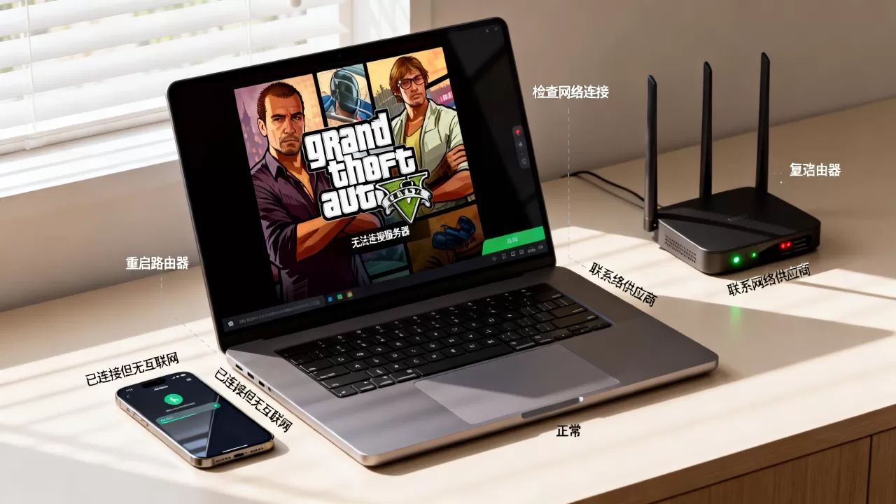 GTA5无法登陆服务器怎么办,是什么原因 GTA5无法登陆服务器怎么办,是什么原因
