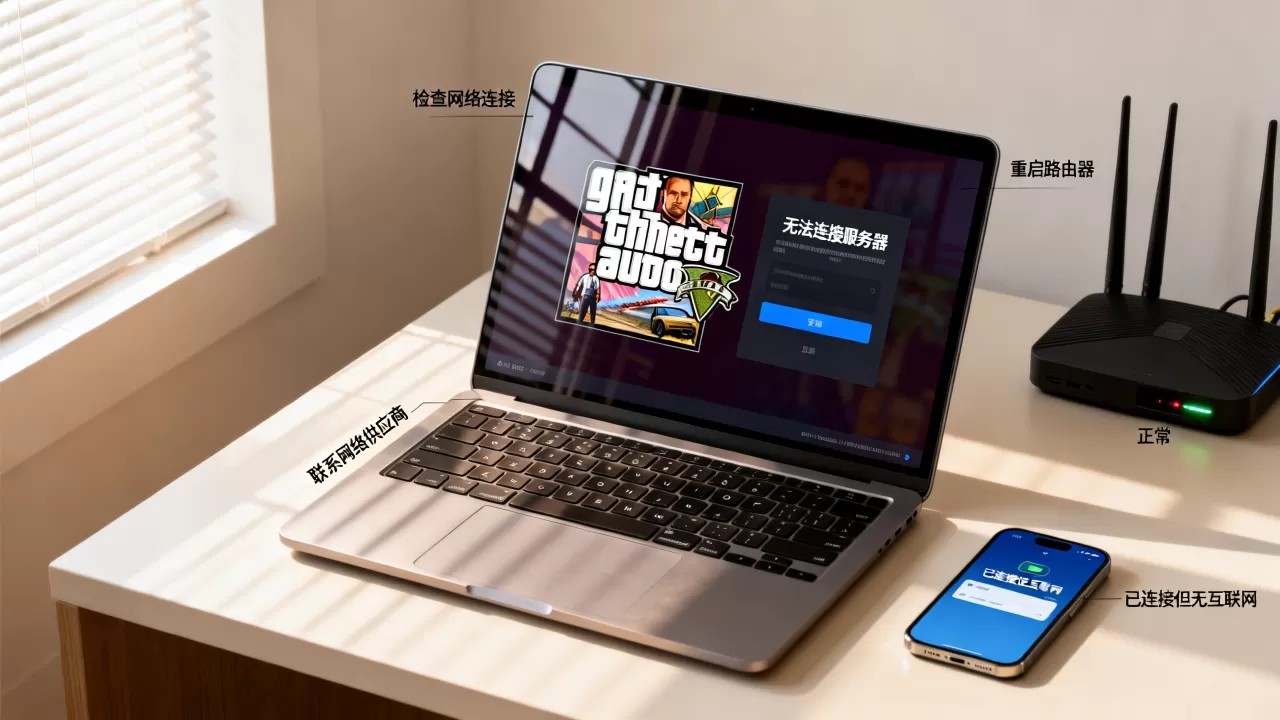 GTA5无法登陆服务器怎么办,是什么原因 GTA5无法登陆服务器怎么办,是什么原因