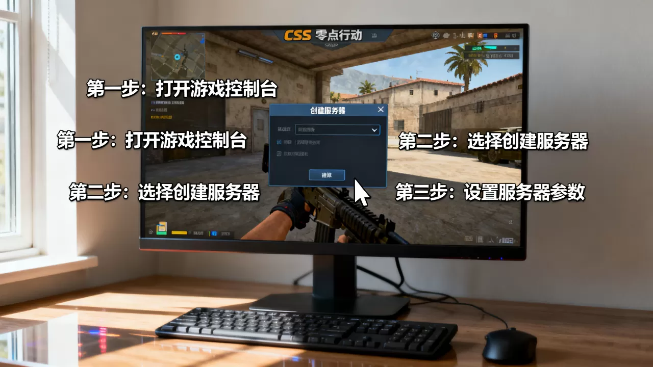 cs零点行动怎么创建服务器,具体操作步骤是什么 cs零点行动怎么创建服务器,具体操作步骤是什么
