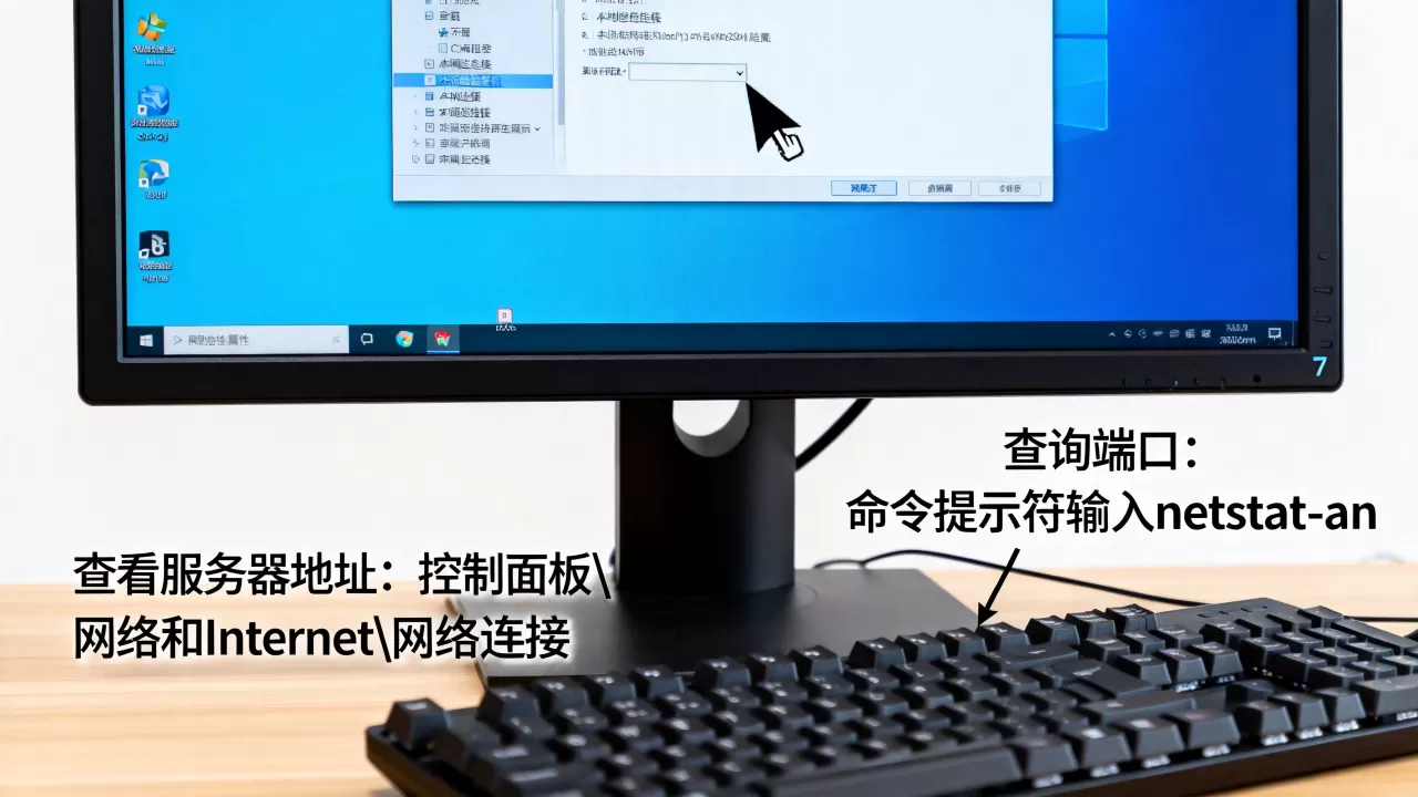 w7电脑服务器地址在哪看,端口查询方法有哪些 w7电脑服务器地址在哪看,端口查询方法有哪些