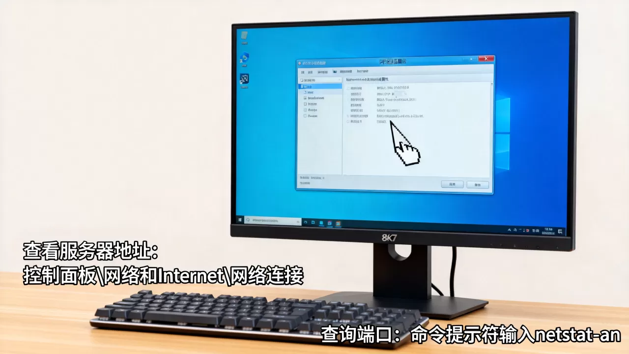 w7电脑服务器地址在哪看,端口查询方法有哪些 w7电脑服务器地址在哪看,端口查询方法有哪些