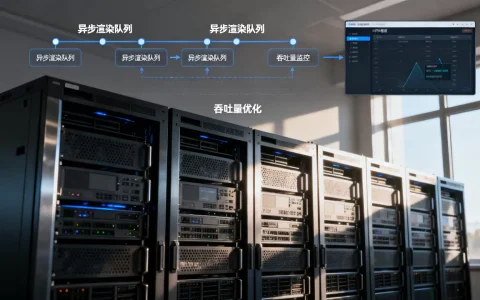 渲染农场异步渲染队列吞吐如何考量，吞吐量低怎么办？