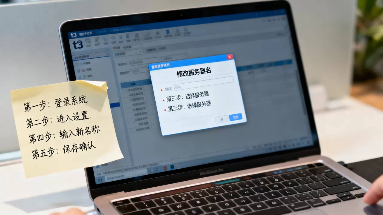t3财务软件如何修改服务器名,详细步骤有哪些? t3财务软件如何修改服务器名,详细步骤有哪些?
