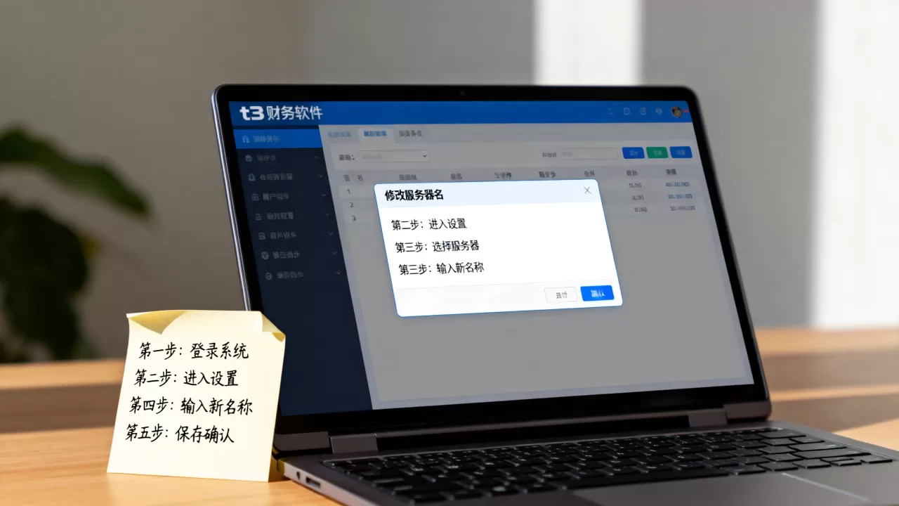 t3财务软件如何修改服务器名,详细步骤有哪些? t3财务软件如何修改服务器名,详细步骤有哪些?