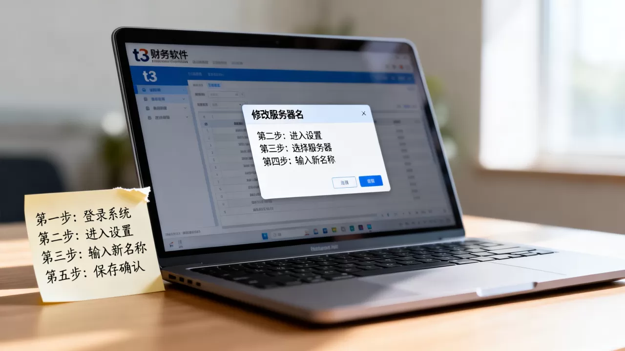 t3财务软件如何修改服务器名,详细步骤有哪些? t3财务软件如何修改服务器名,详细步骤有哪些?