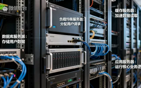 微信后台都有哪些服务器，分别是什么作用？