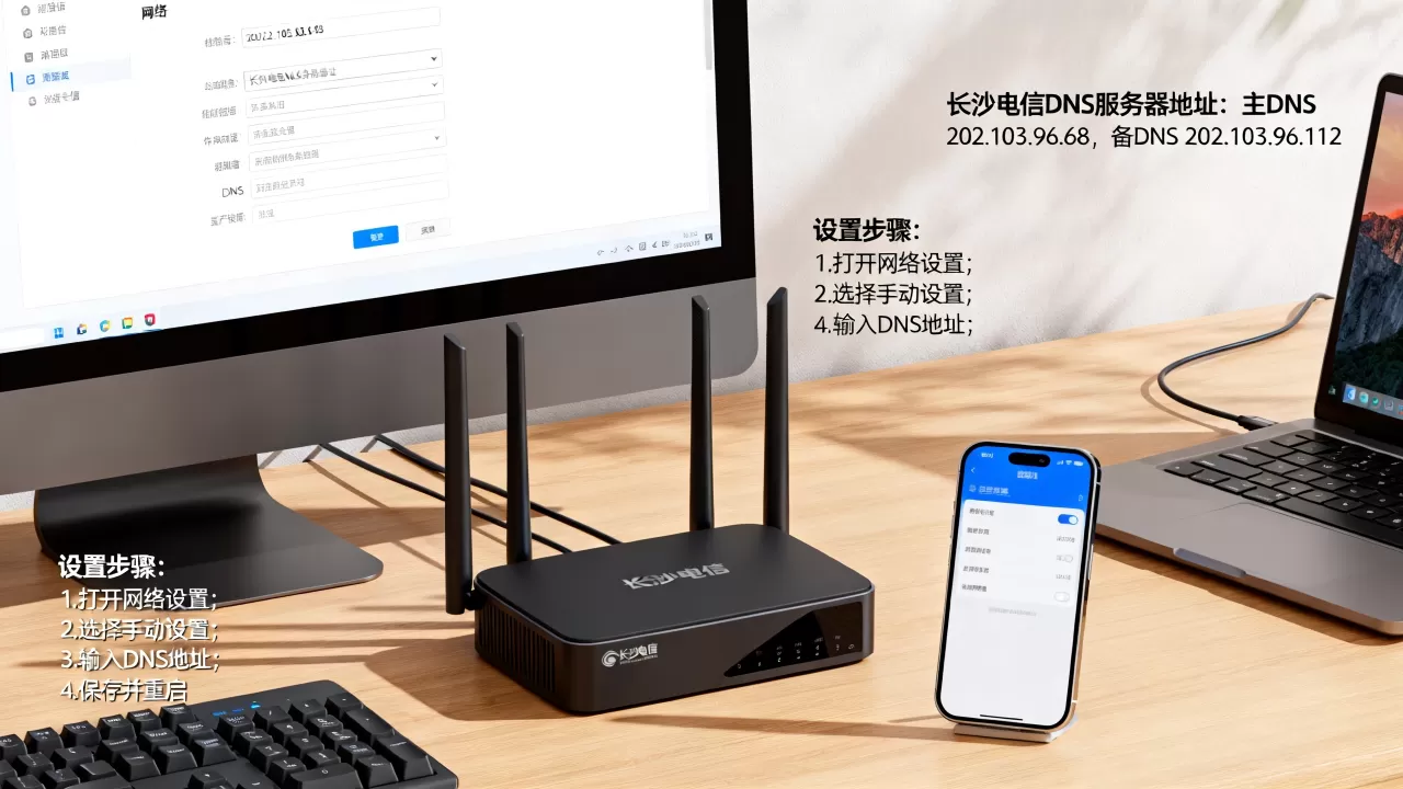 长沙电信DNS服务器地址是多少,怎么设置才能上网? 长沙电信DNS服务器地址是多少,怎么设置才能上网?