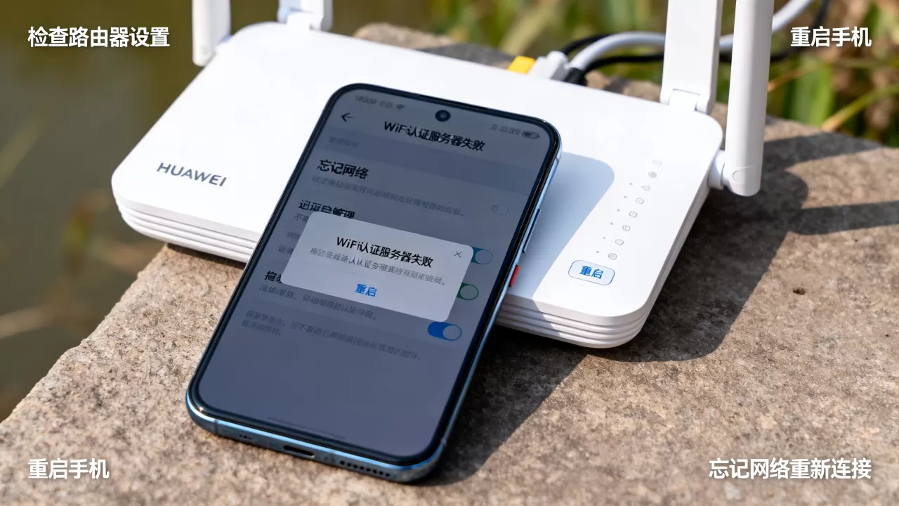 华为WiFi认证服务器失败是怎么回事,怎么解决? 华为WiFi认证服务器失败是怎么回事,怎么解决?