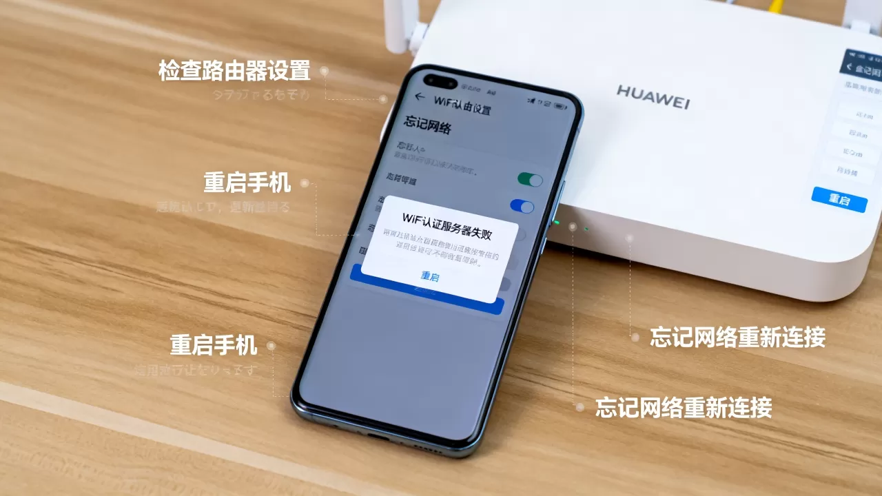 华为WiFi认证服务器失败是怎么回事,怎么解决? 华为WiFi认证服务器失败是怎么回事,怎么解决?