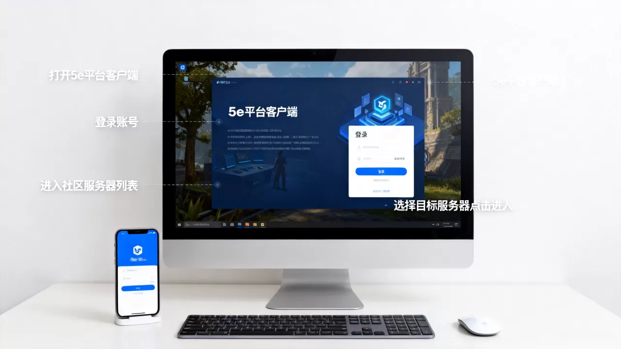 5e平台的社区服务器怎么进入,具体操作步骤是什么 5e平台的社区服务器怎么进入,具体操作步骤是什么