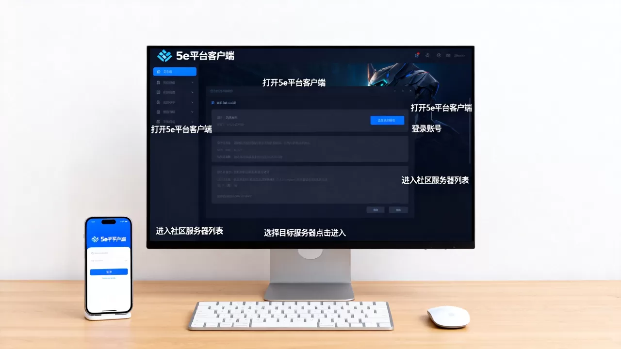 5e平台的社区服务器怎么进入,具体操作步骤是什么 5e平台的社区服务器怎么进入,具体操作步骤是什么