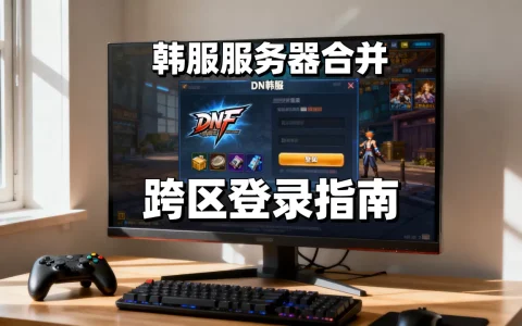 dnf韩服为什么变成一个服务器，跨区合服后怎么登录？